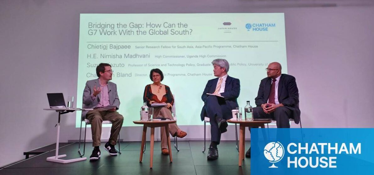 Chatham House hosts event on G7 cooperation with Global South